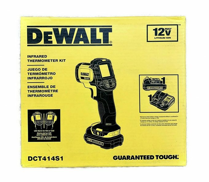 DeWalt 12V Infrarood Thermometer Kit DCT414S1